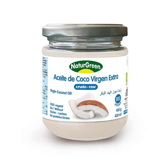 Aceite de coco Bio sin gluten