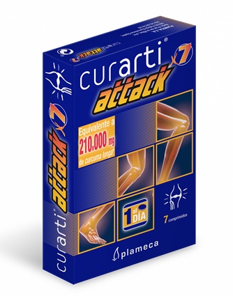 Producto CURARTI ATTACK 7 COMPRIMIDOS