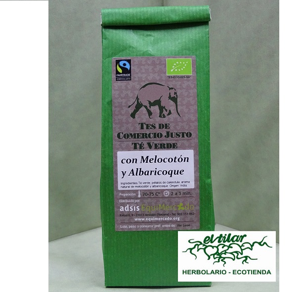 Té verde melocotón